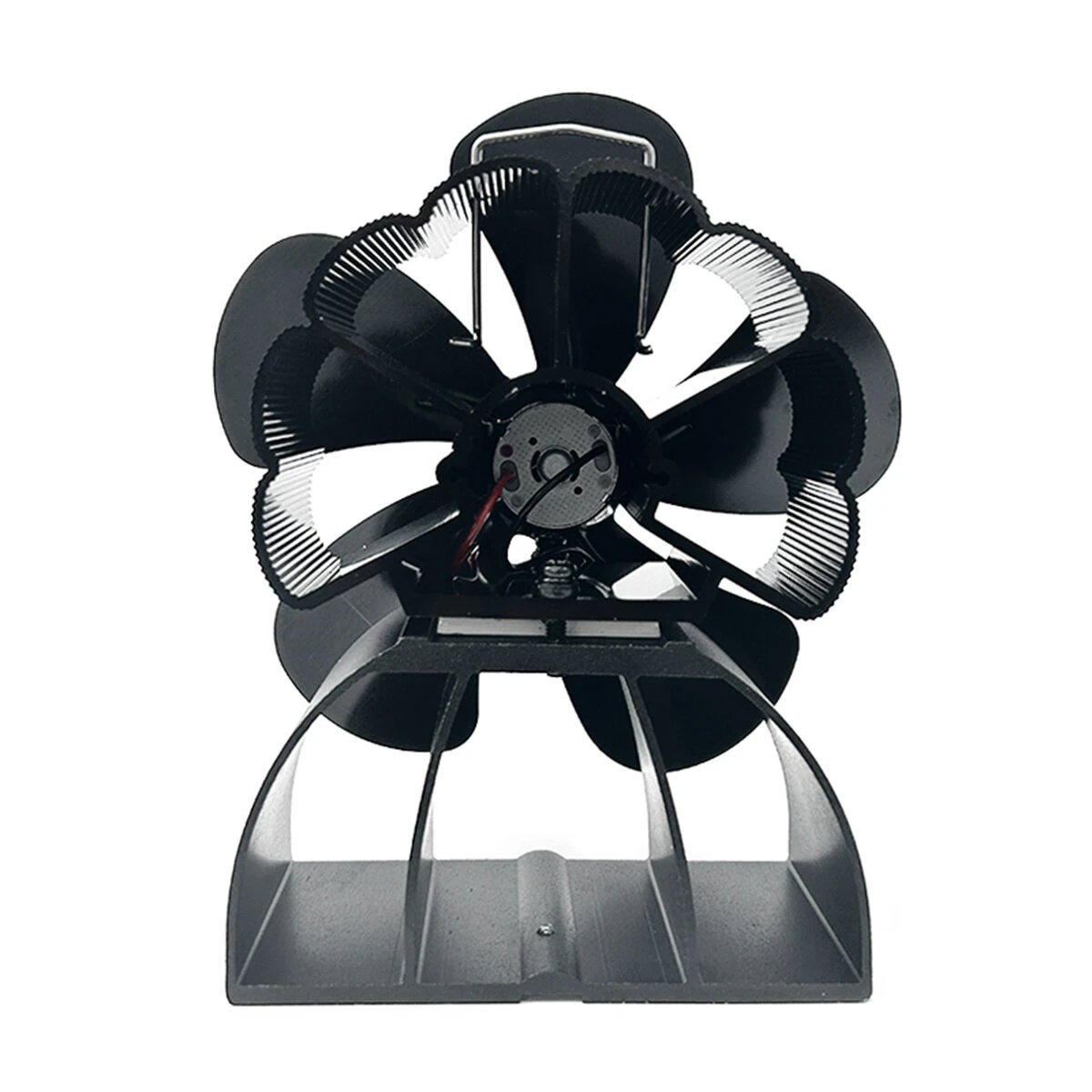 (image for) DY565J Energy Saving Fireplace Fan 5 Blade Fireplace Quiet SafeHeat Powered Stove Fan Log Wood Burner Eco Friendly Fan